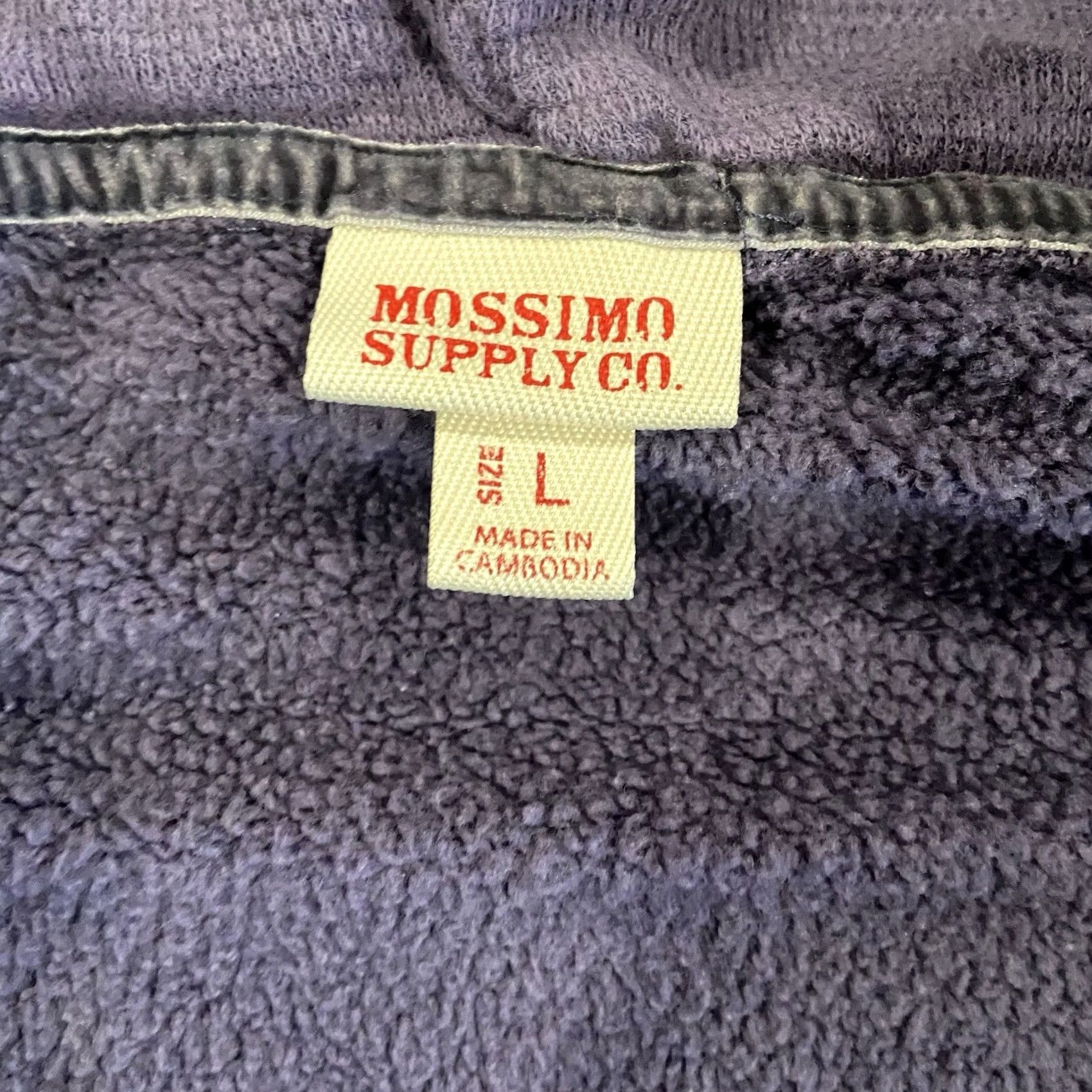 Mossimo Purple Mossimo Hoodie L Regular Zip Full Zip Women 90s Gothic Grunge Love Festival Fall Winter Spring Purple Size L / US 10 / IT 46 - 7 Thumbnail
