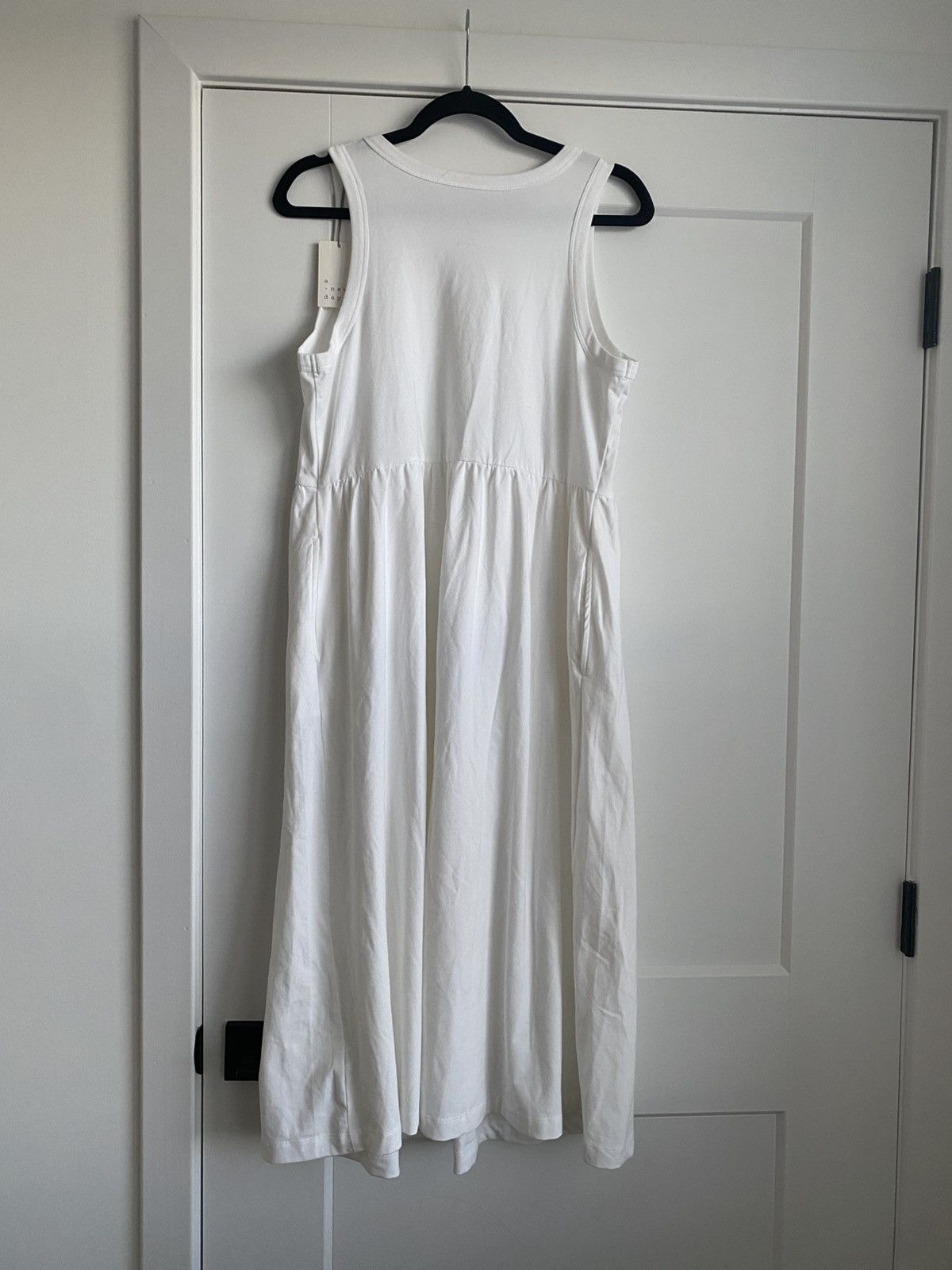 Other A New Day Women’s sleeveless NWT Knit White Ballet Dress Size L / US 10 / IT 46 - 8 Thumbnail