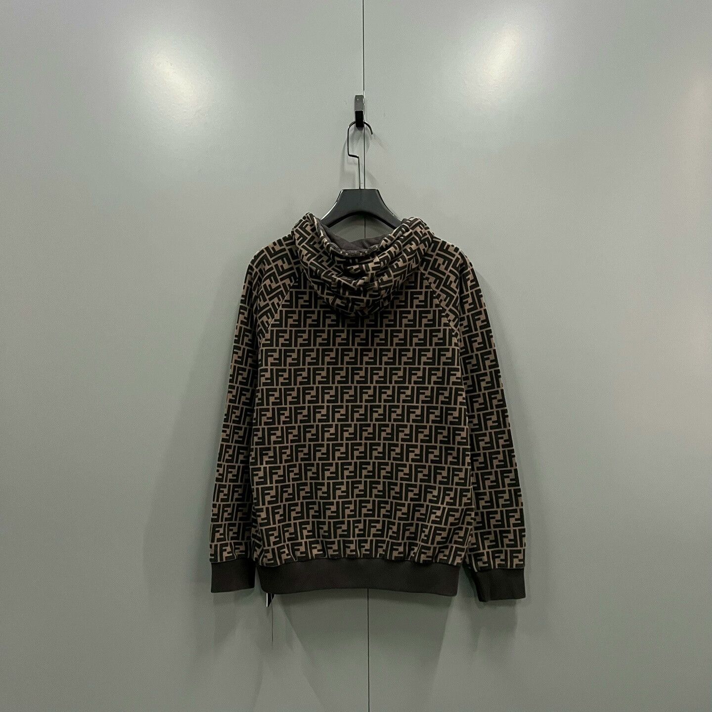 Fendi FENDI FF Print Hoodie Size US L / EU 52-54 / 3 - 2 Thumbnail