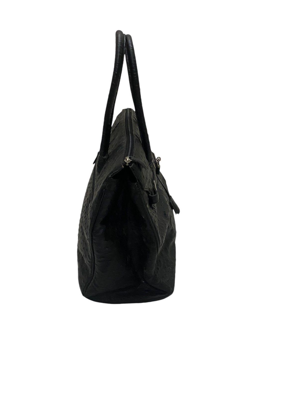 Handmade Birkin Bag Ostrich Leather Size ONE SIZE - 3 Thumbnail