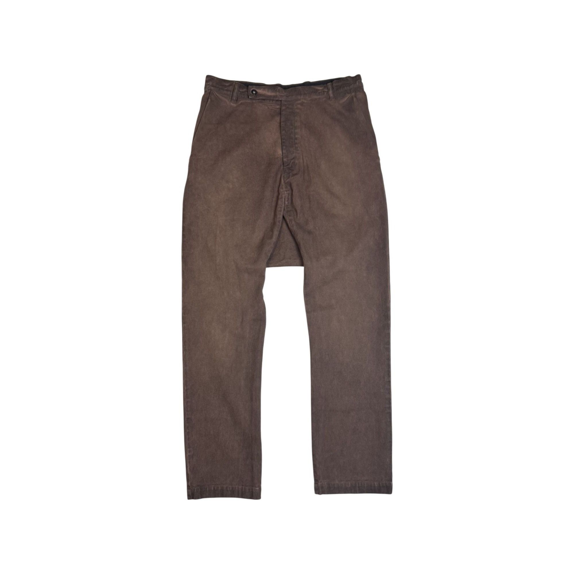 Rick Owens Drkshdw ♚ Rick Owens 2006 -2008 DRKSHDW Drop Crotch Denim Pants ♚ Size US 36 / EU 52 - 1 Thumbnail