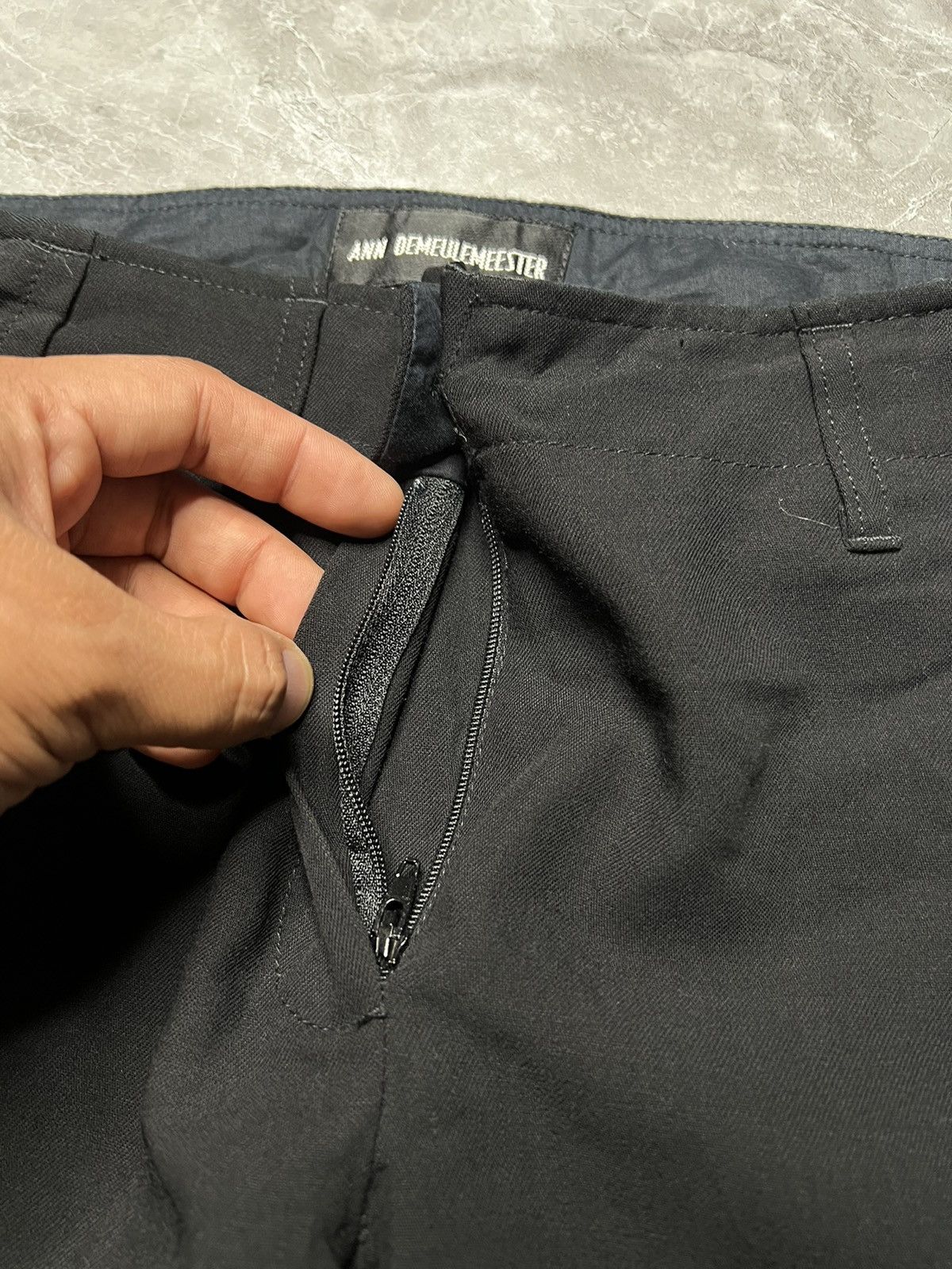 Ann Demeulemeester Ann demeulemeester Wool Cropped Pants Size 26" / US 2 / IT 38 - 7 Thumbnail