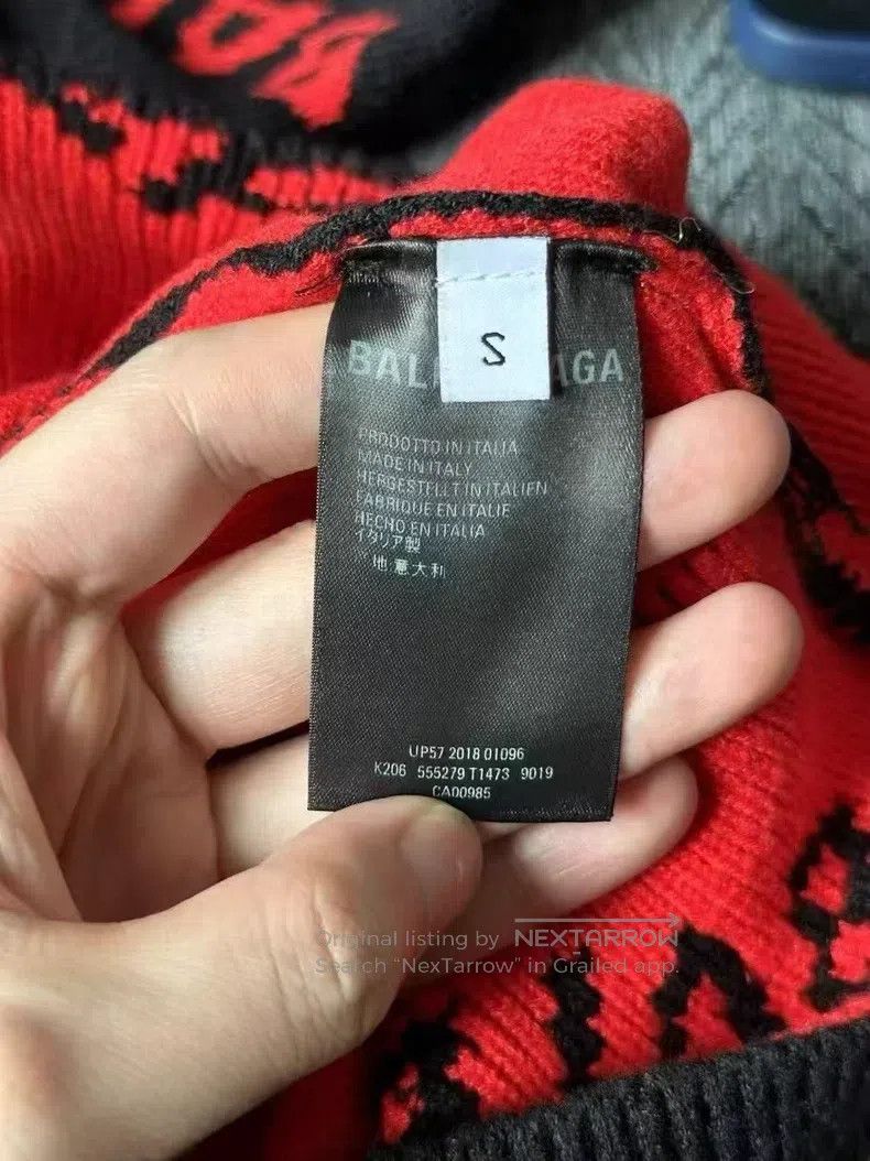 Balenciaga Balenciaga Splash Knitwear Size US S / EU 44-46 / 1 - 4 Thumbnail