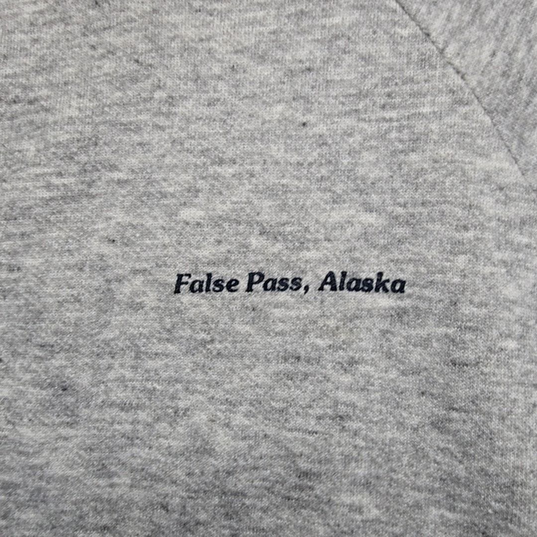 Vintage Vintage Alaska Sweatshirt False Pass Gray Small Crewneck 90s Size US S / EU 44-46 / 1 - 3 Thumbnail