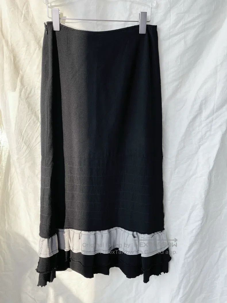 Other Comme Des Garcons size M Black and gray patchwork cake-tie Size 22" - 5 Thumbnail