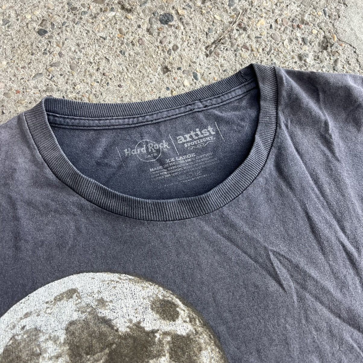 Hard Rock Cafe × Vintage Hard Rock Cafe T-shirt Black Faded Graphic Tee Size US L / EU 52-54 / 3 - 5 Thumbnail