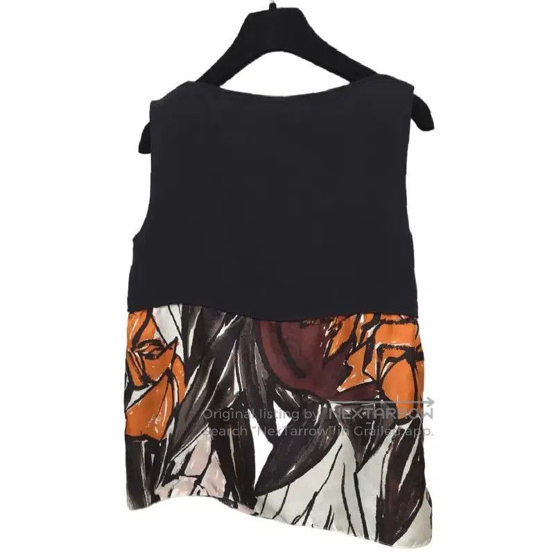 Dior Dior Multicolor Silk Short Sleeve Top . Size XS / US 0-2 / IT 36-38 - 6 Thumbnail