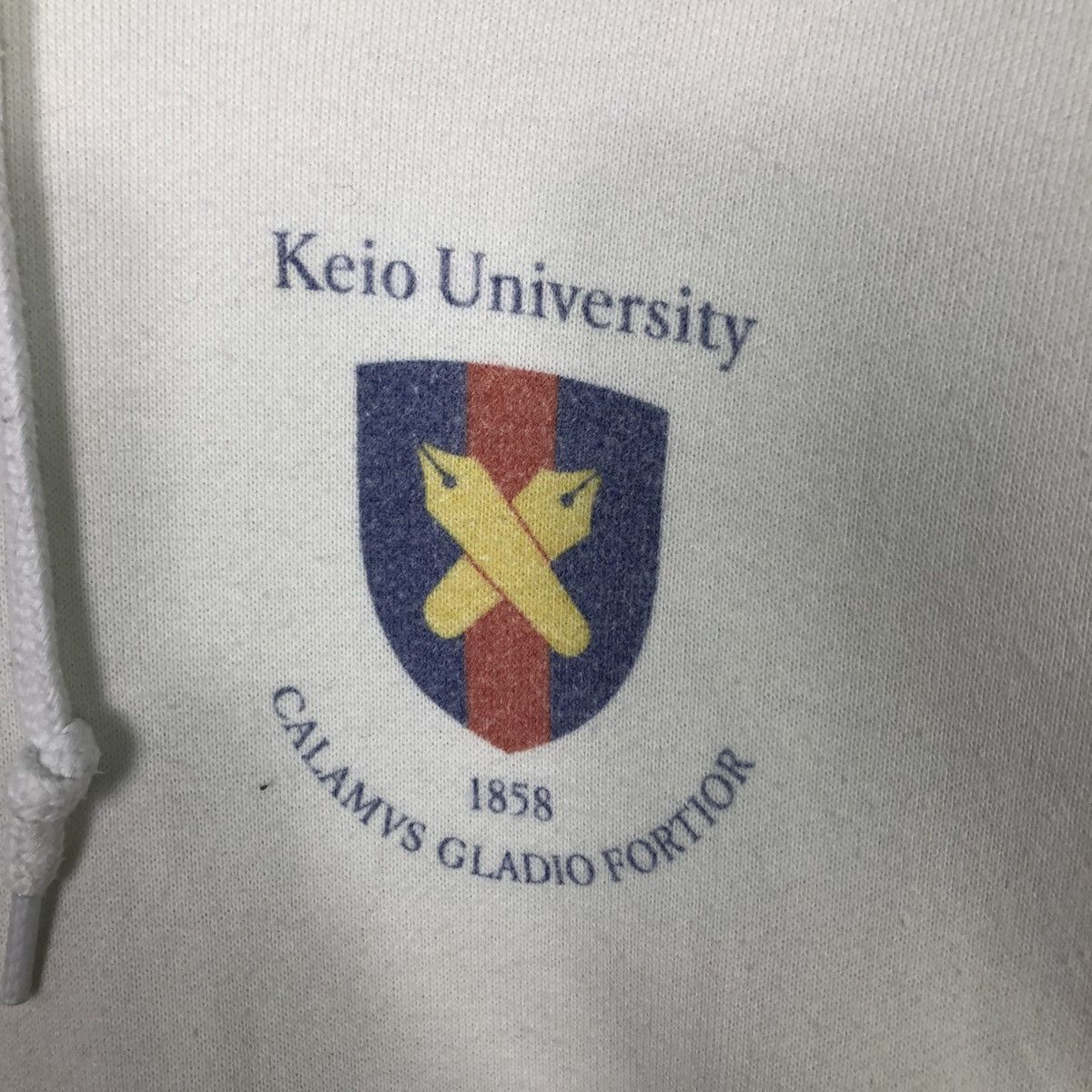 Vintage 🔥VINTAGE HOODIE PULL OVER KEIO UNIVERSITY 1858 BIG LOGO Size US M / EU 48-50 / 2 - 16 Thumbnail