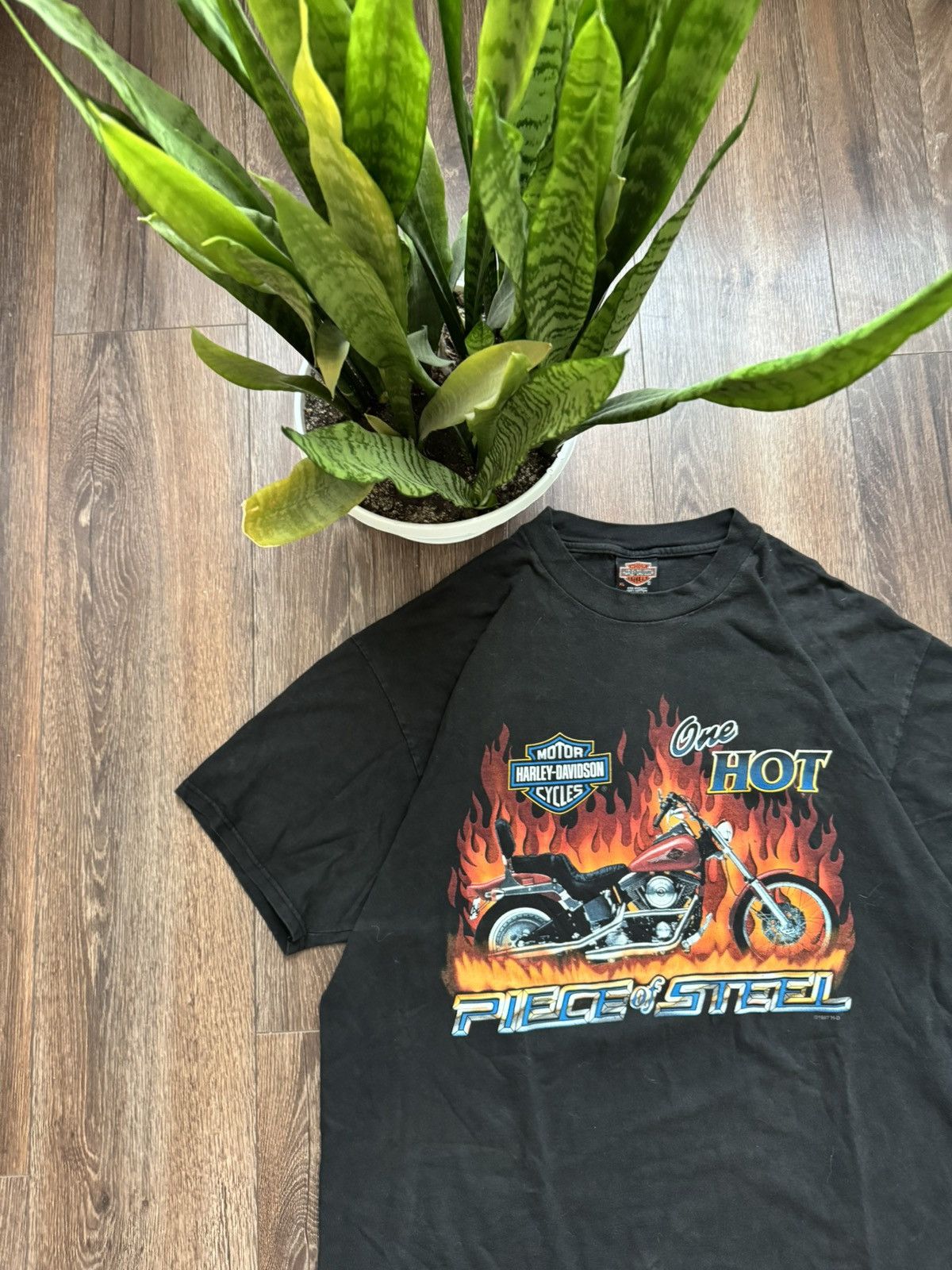 Harley Davidson Vintage Harley Davidson 1997 H-D logo black men’s Xl Size US XL / EU 56 / 4 - 2 Thumbnail