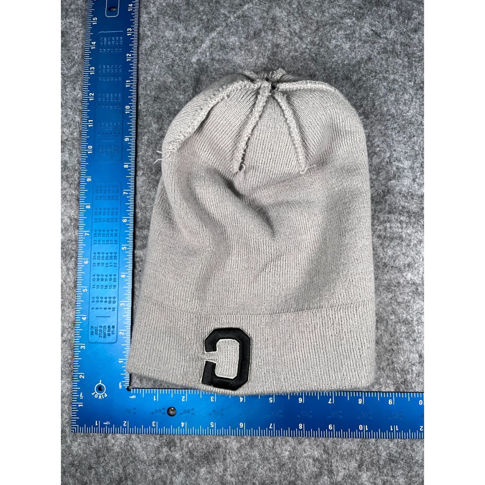 New Era New Era Beanie Hats Adult One Size Gray Stripe 100% Acrylic Pom Beanie, Knit, Sports, Men, Lightweight, Adjustable, Casual, Fall Spring Summer Winter Size ONE SIZE - 6 Thumbnail