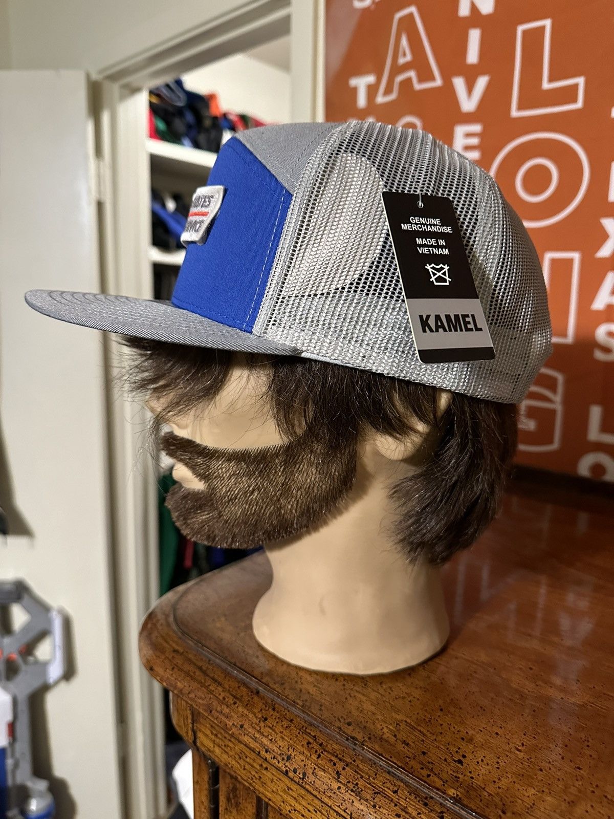 Anti Social Social Club × NFL × Vintage Vintage USPS NFL Detroit Lions “blue & grey” hat 00s Size ONE SIZE - 5 Thumbnail
