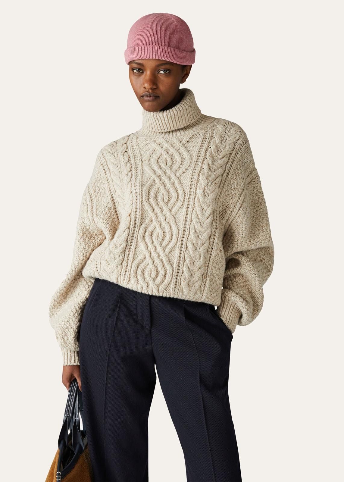 Loro Piana o1srvl11e0824 Newcastle Turtleneck Cashmere Sweater in White Size XL / US 12-14 / IT 48-50 - 3 Thumbnail
