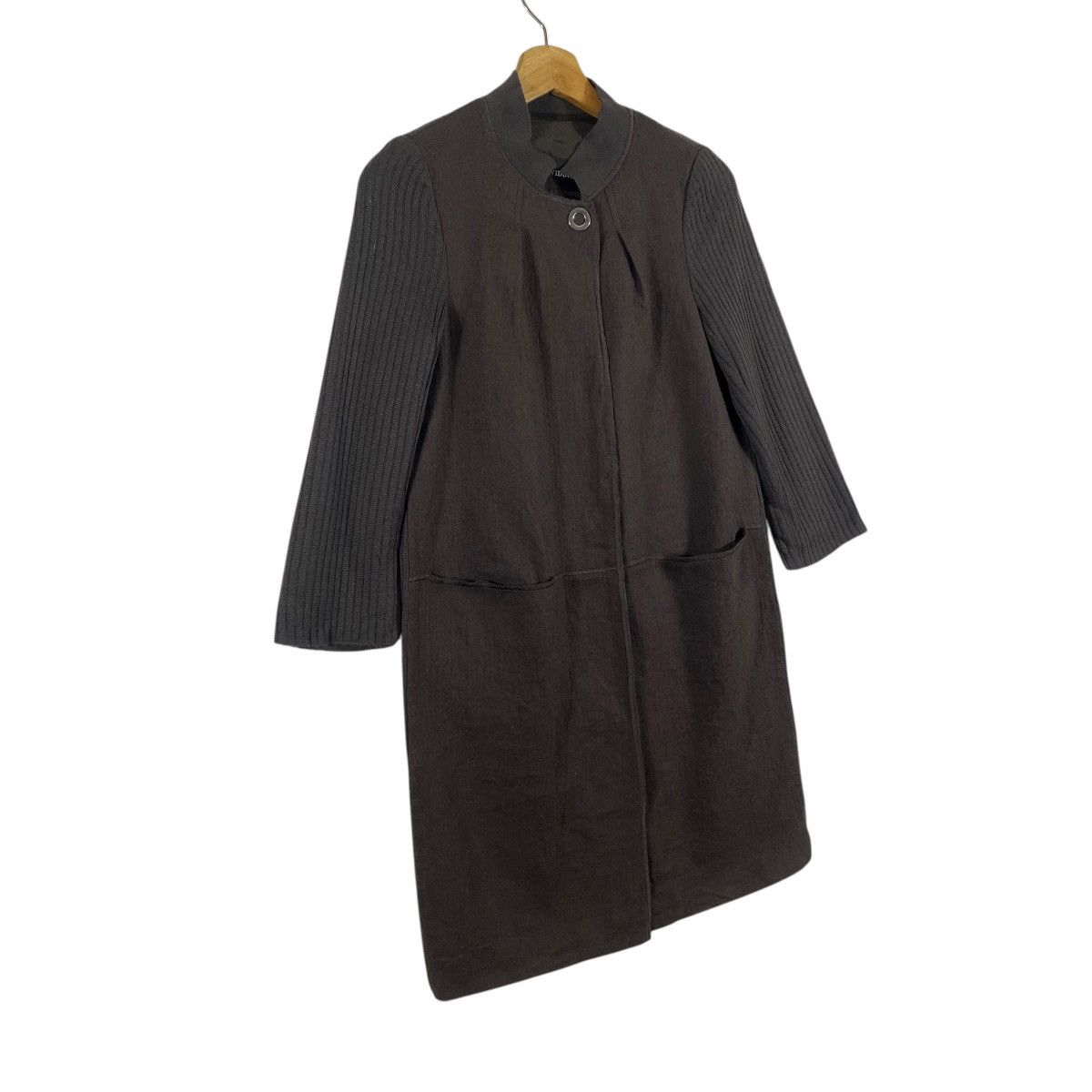 Other Cividini Italy Wool/Knit Button Jacket Size 40 Dark Brown Size S / US 4 / IT 40 - 3 Thumbnail