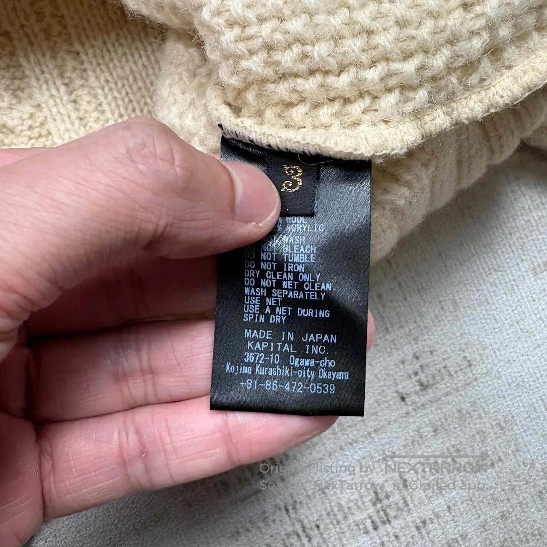 Kapital KAPITAL Made in Japan Smiley Wool Sweater. Size US L / EU 52-54 / 3 - 6 Thumbnail