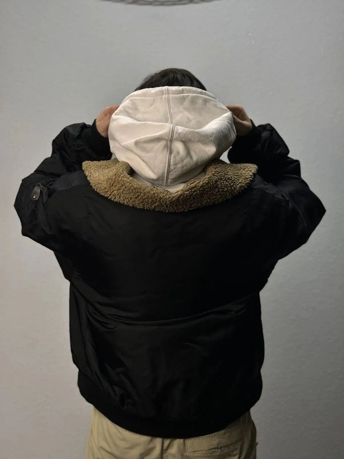 Schott Japanese Avant-Garde Black Bomber Jacket Size US XL / EU 56 / 4 - 4 Thumbnail