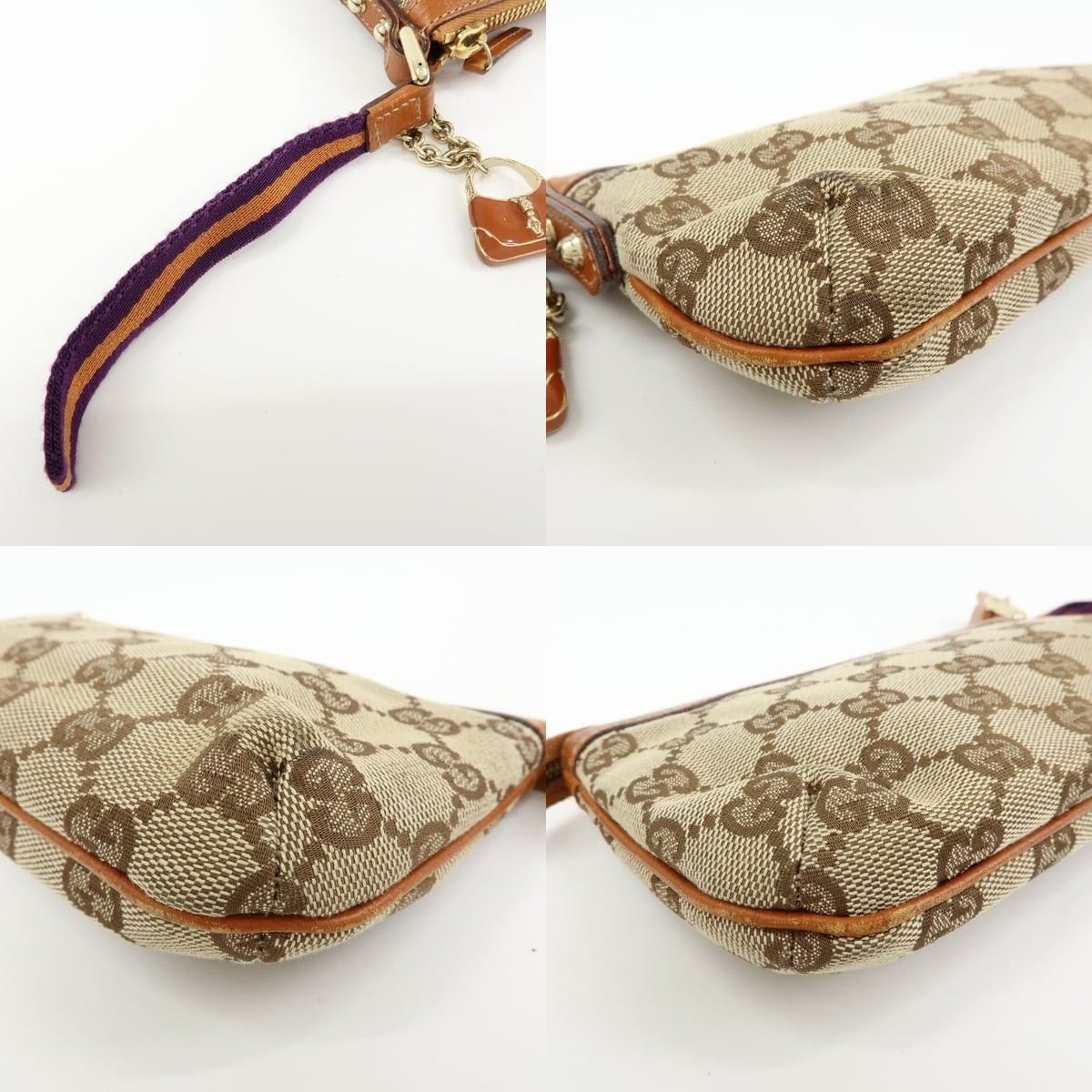 Gucci Gucci GG Canvas Pochette Beige Size ONE SIZE - 4 Thumbnail