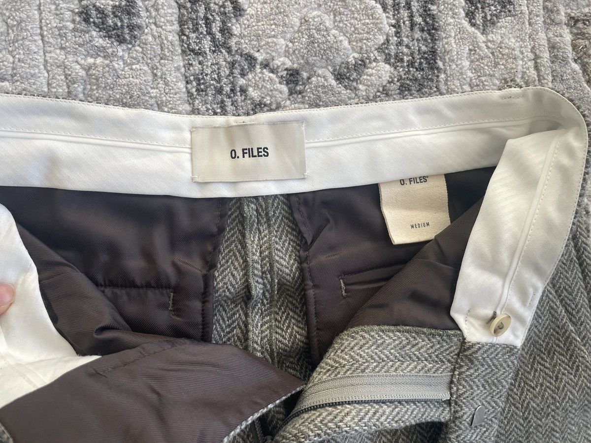 Ojardorf O. Files Herringbone Wool Trousers Size US 31 - 3 Thumbnail