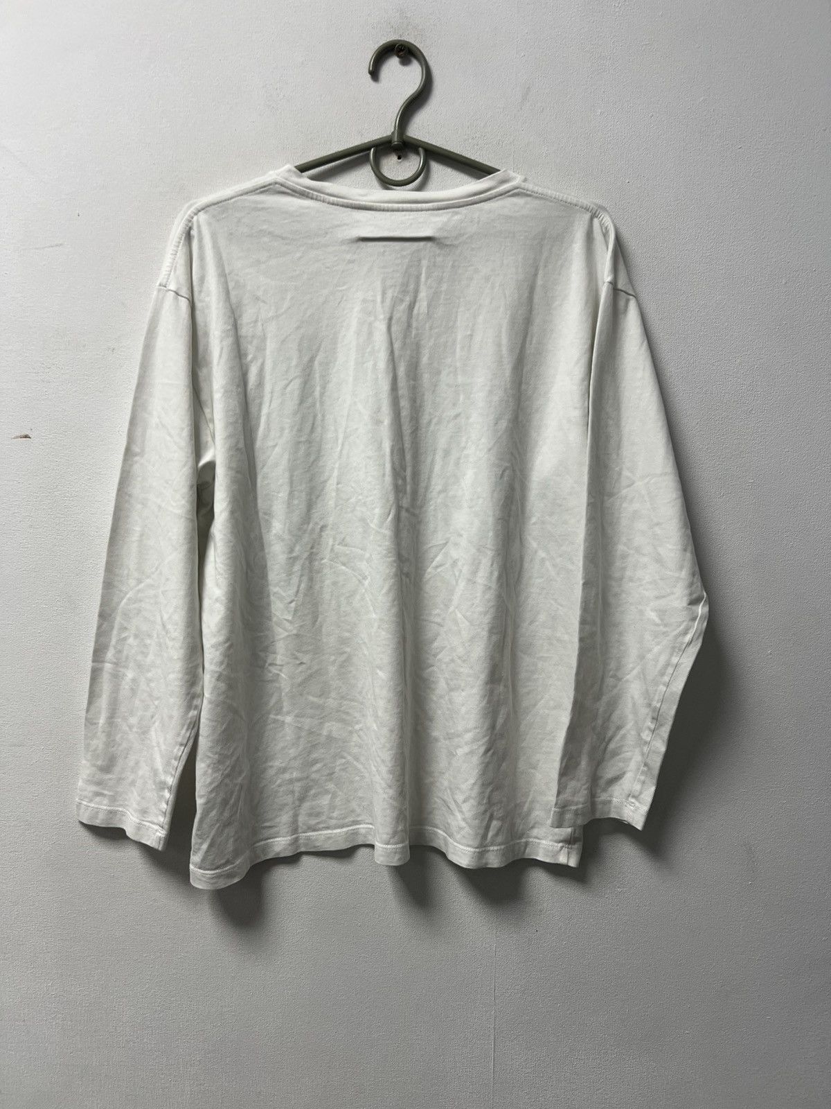Maison Margiela Maison Margiela Longsleeve Mens White Big Logo Size S Size US S / EU 44-46 / 1 - 13 Thumbnail