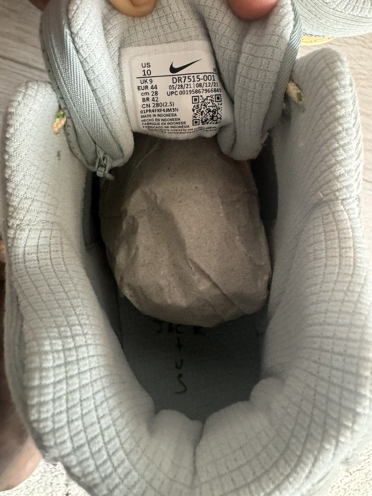 Travis Scott Nike Air Trainer 1 x Cactus Jack Size US 10 / EU 43 - 10 Thumbnail