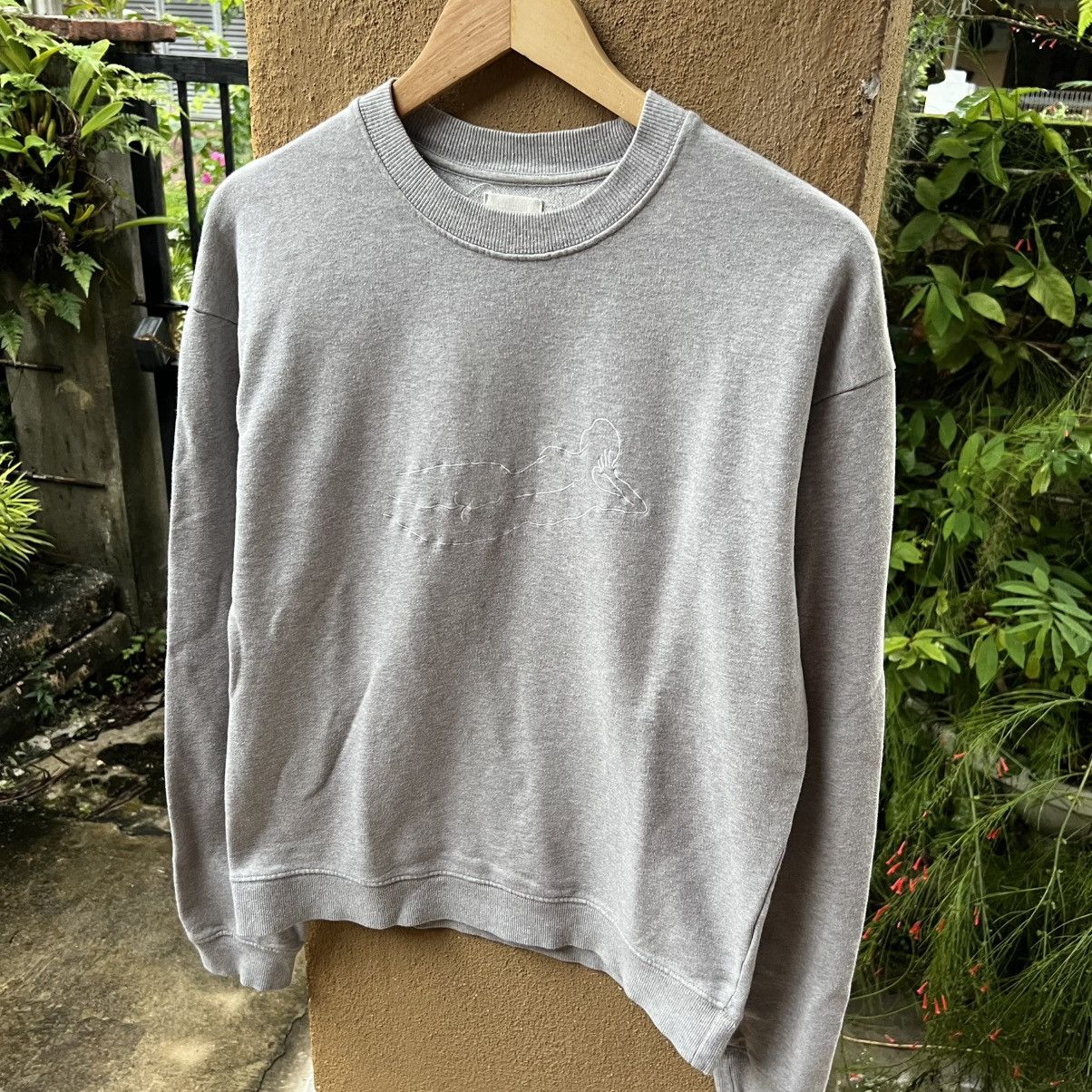 “PALOMA WOOL” WOMEN SILHOUETTE EMBROIDERY SWEATSHIRT