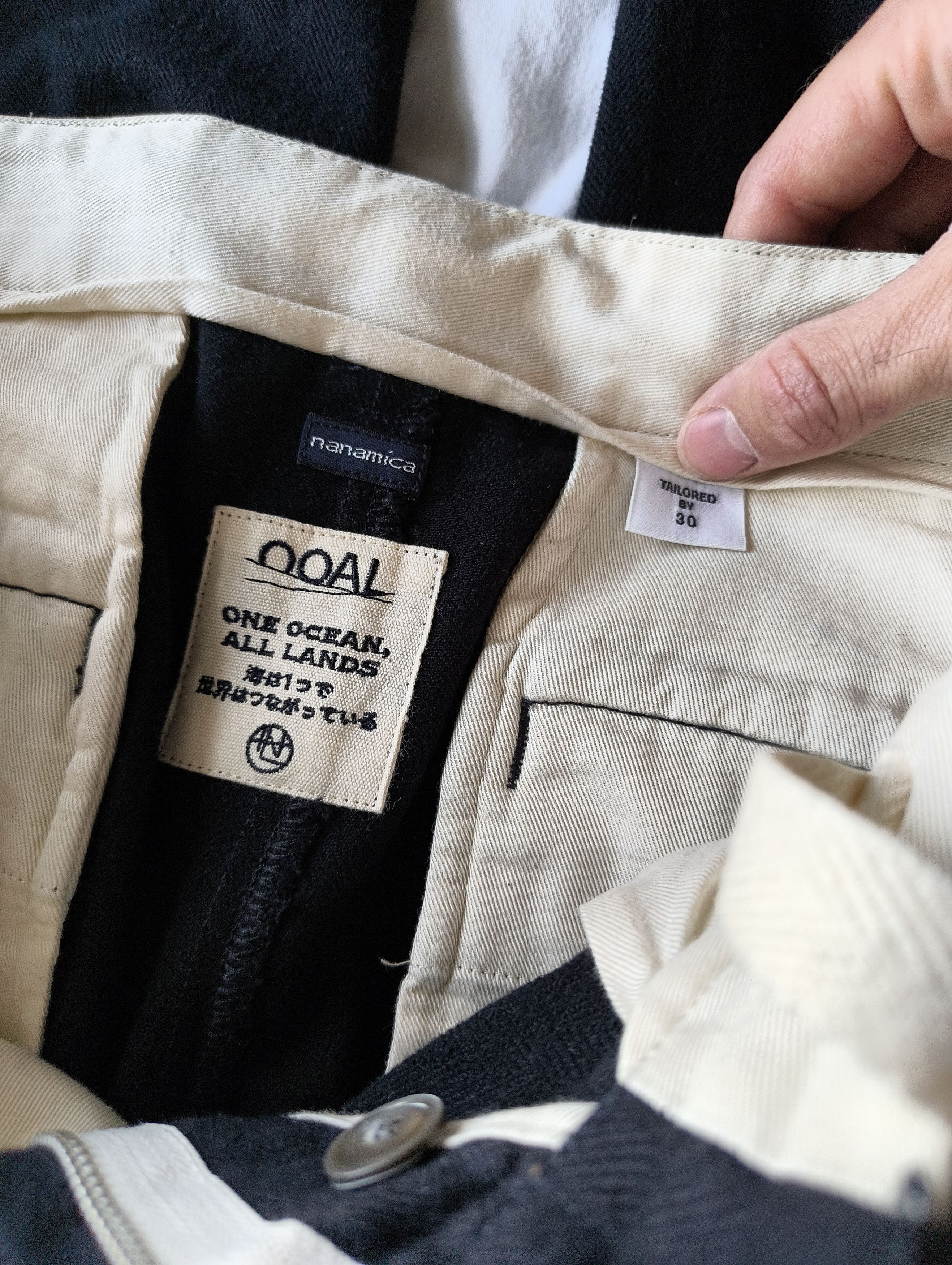 Nanamica Cotton wool pants - deep sea Size US 30 / EU 46 - 3 Thumbnail