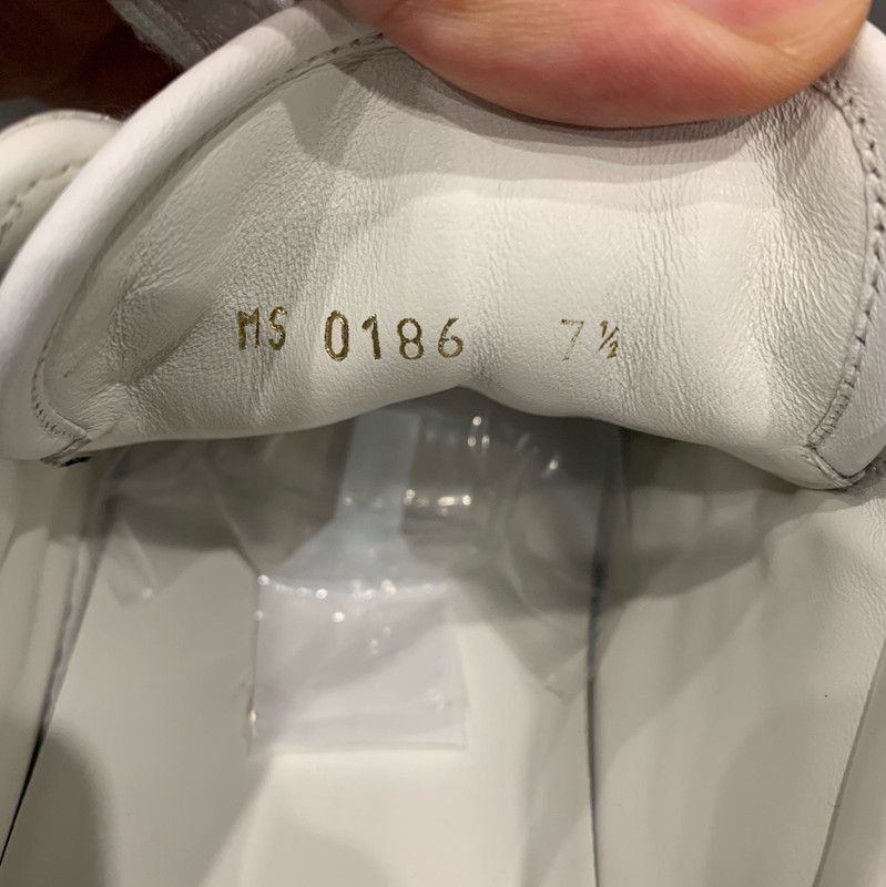 Louis Vuitton Louis Vuitton White and Red Leather Sneakers - Size US 8 / EU 41 - 5 Thumbnail