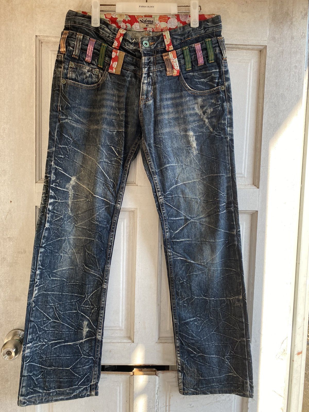 Japanese Brand Nylus Double Waist Size US 33 - 1 Thumbnail