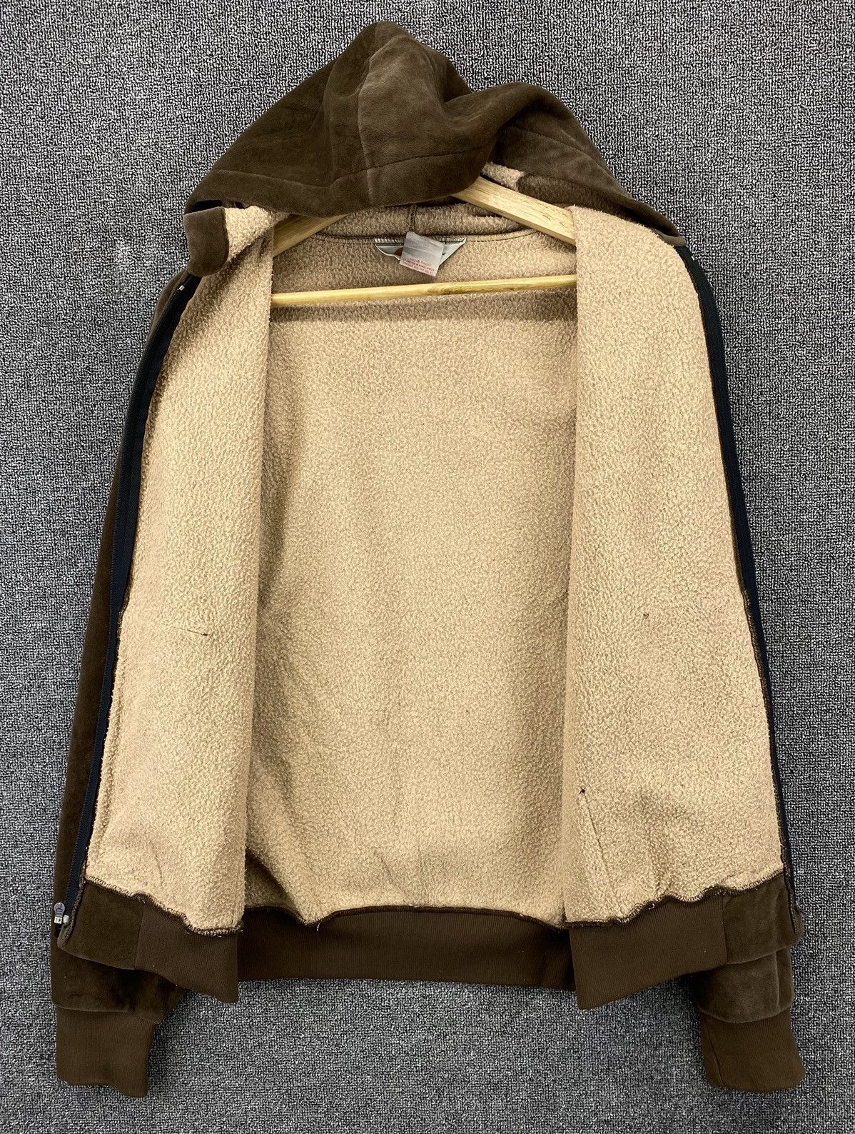 Carhartt Vintage 1990s Carhartt Fleece Faux Fur Zip Up Hoodie Jacket Size US M / EU 48-50 / 2 - 9 Thumbnail