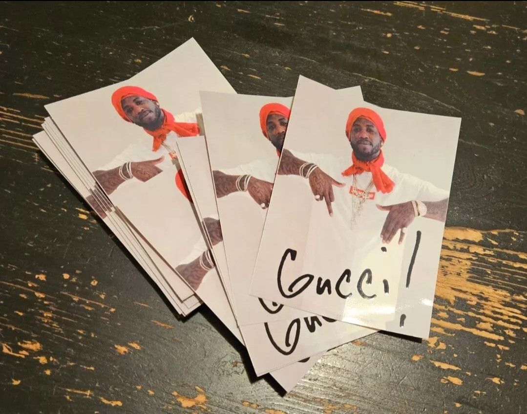 Supreme Gucci Mane Sticker | Grailed