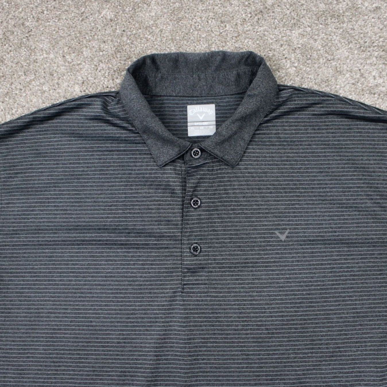 Callaway Callaway Opti-Dri Polo Shirt Mens XL Gray Short Sleeve Golf Pullover Polo Shirt Size US XL / EU 56 / 4 - 7 Thumbnail