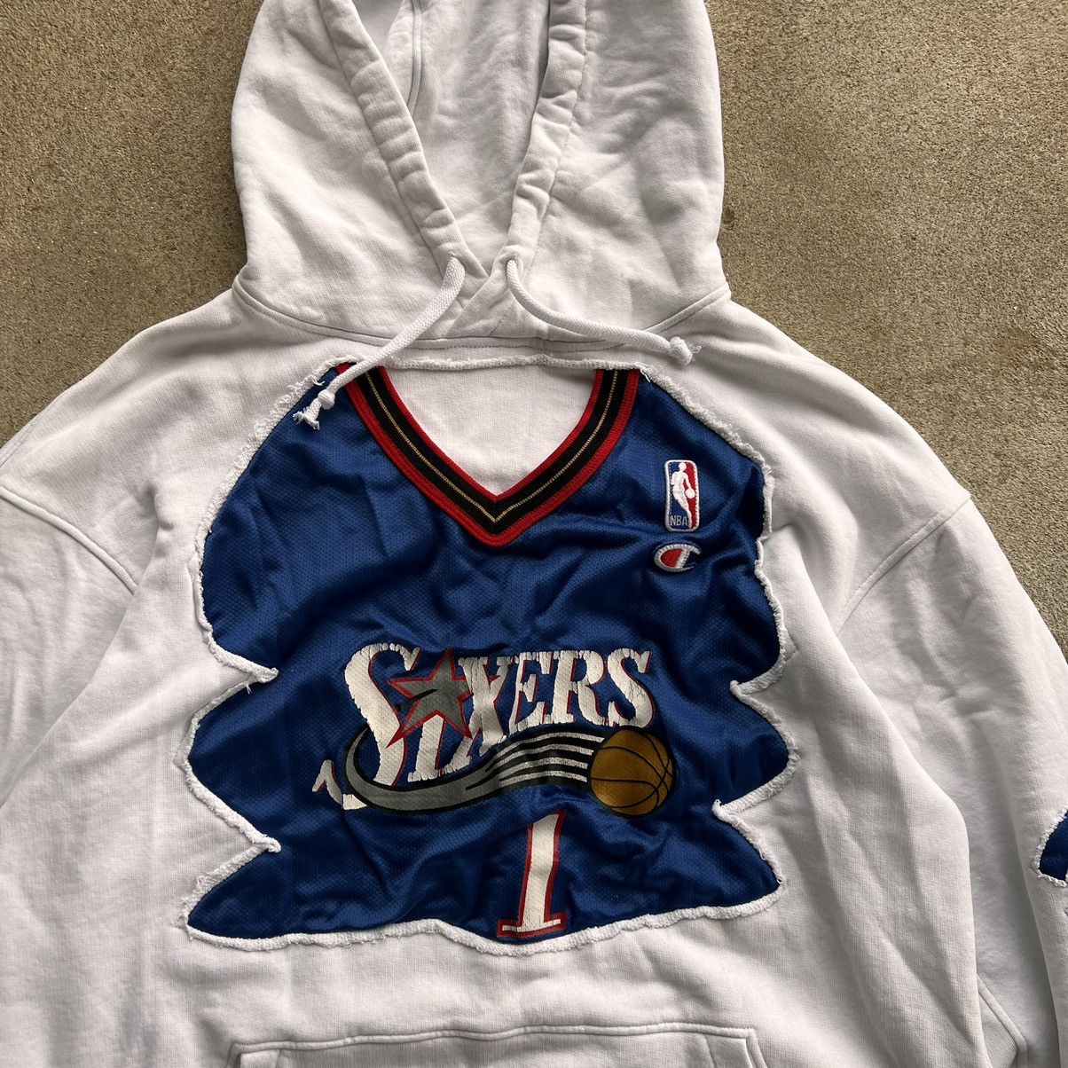 NBA Custom Philadelphia 76ers Hoodie Size US L / EU 52-54 / 3 - 2 Thumbnail