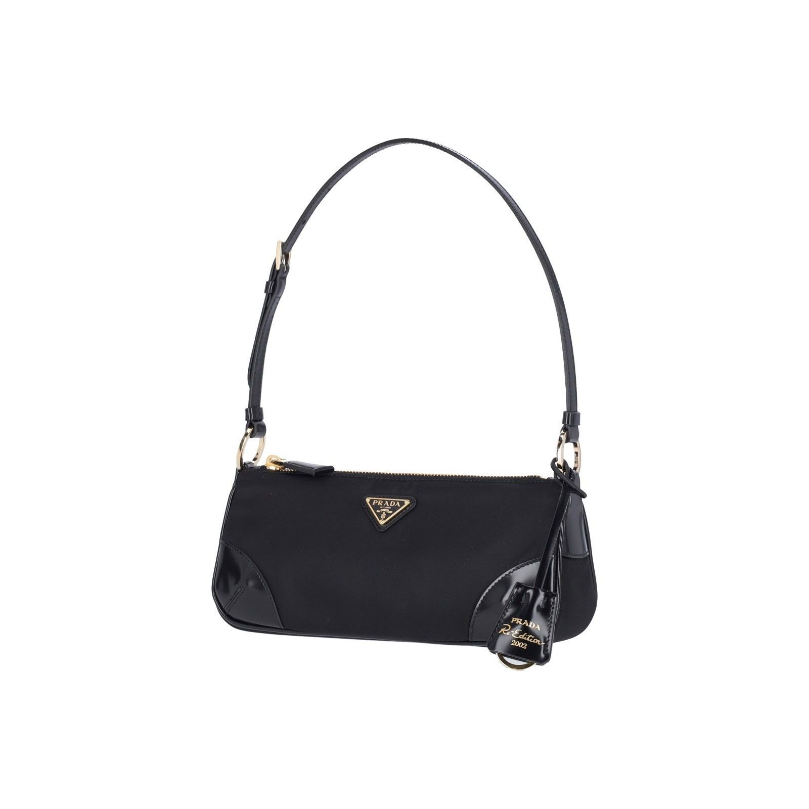 Prada PRADA Re-Edition 2002 Black Shoulder Bag New And Authentic Size ONE SIZE - 2 Thumbnail