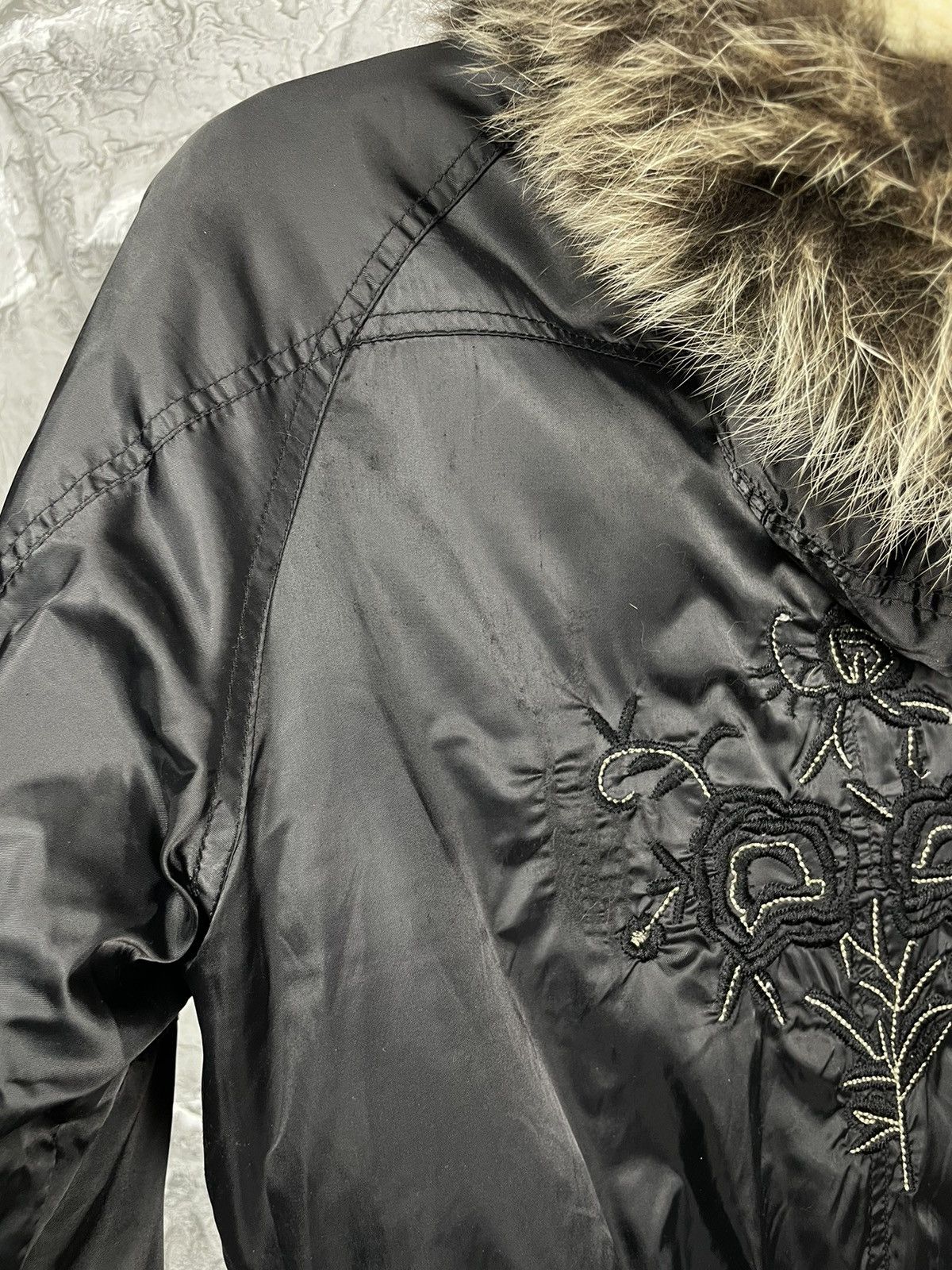 If Six Was Nine × Japanese Brand 2000s Fur Japanese Cropped Bomber Y2K Hysteric Glamour Style Size US S / EU 44-46 / 1 - 14 Thumbnail