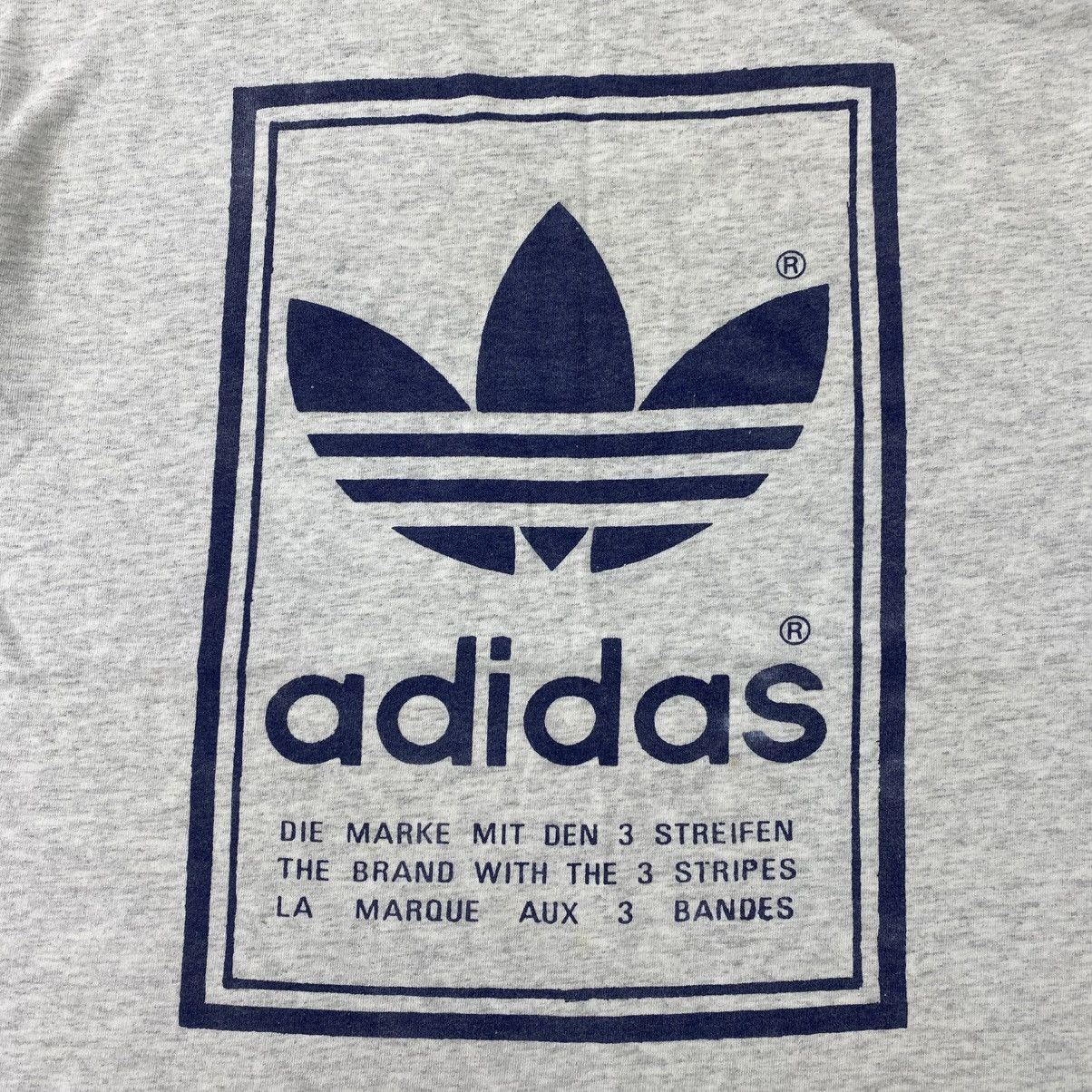Adidas 🇺🇸1980s Vintage Adidas USA Trefoil Big Logo Spell Out Tee Size US M / EU 48-50 / 2 - 3 Thumbnail