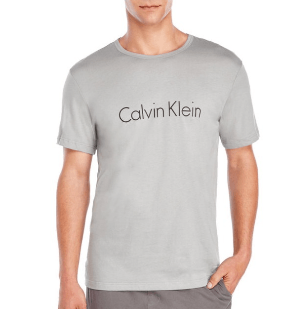 Calvin Klein Calvin Klein Men's Logo Crewneck Lounge T-Shirts Grey Size US S / EU 44-46 / 1 - 3 Thumbnail