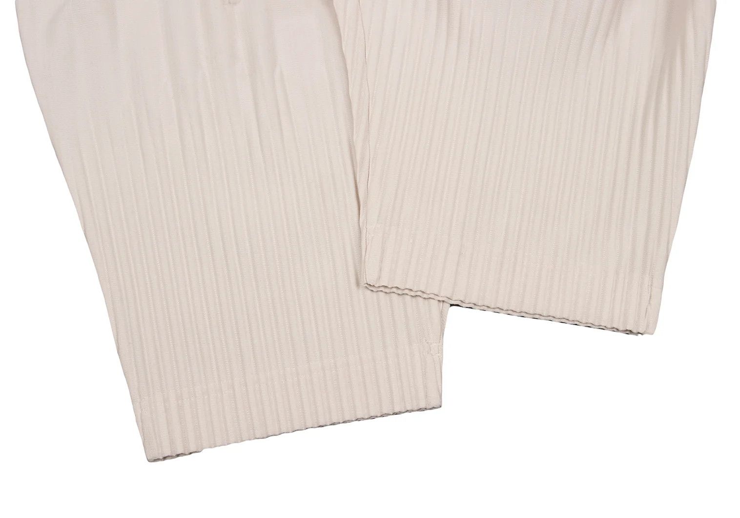 Issey Miyake Pleated Pants in Light Beige with Sheer Detailing Size US 34 / EU 50 - 12 Thumbnail