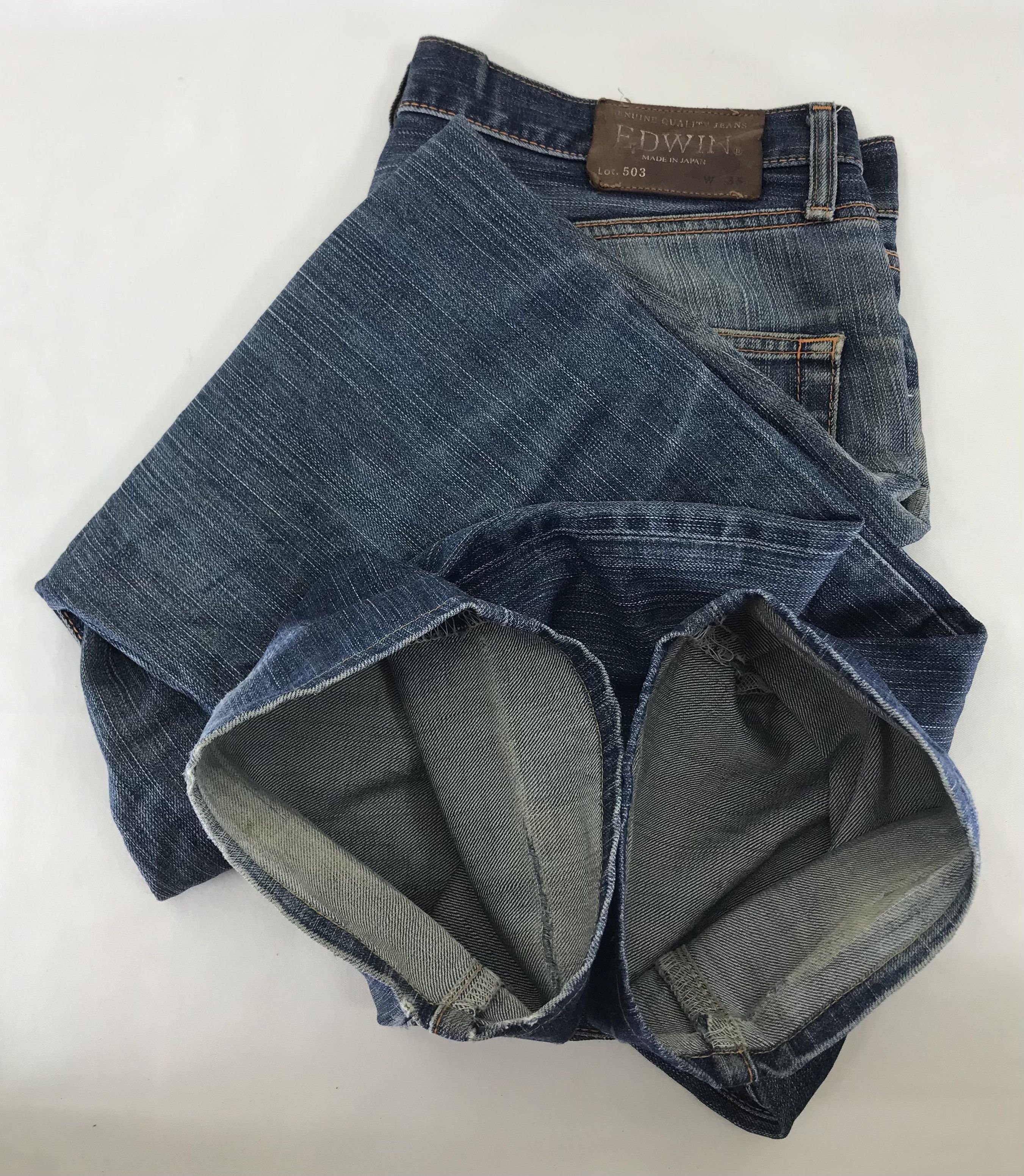 Edwin Vintage Edwin 503 Mud Wash Jeans Size US 35 - 12 Thumbnail