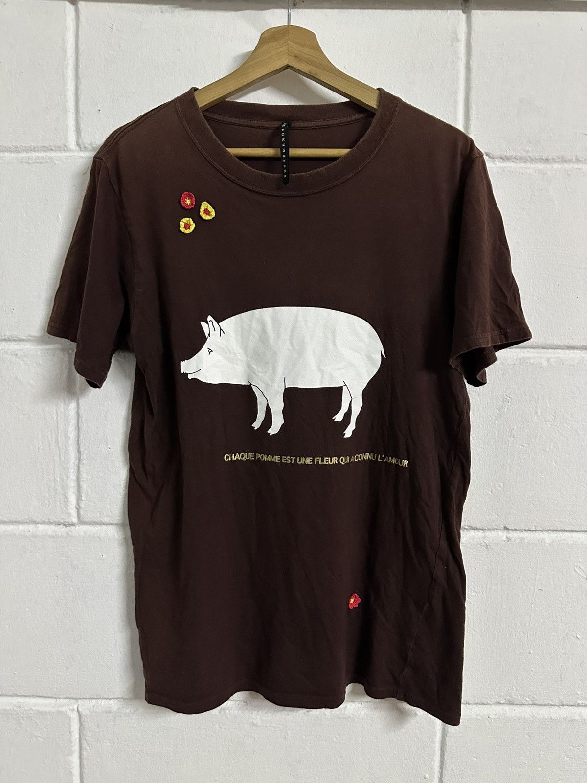 Issey Miyake Sunaokuwahara Issey Miyake Pig T-Shirt Size US M / EU 48-50 / 2 - 3 Thumbnail