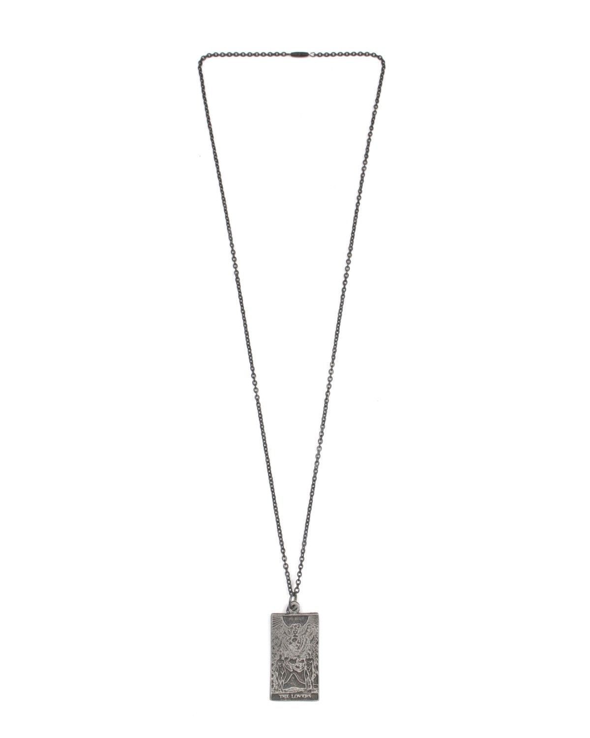 Vintage 2000S JAPANESE MADE THE LOVERS TAROT CARD NECKLACE Size ONE SIZE - 2 Thumbnail
