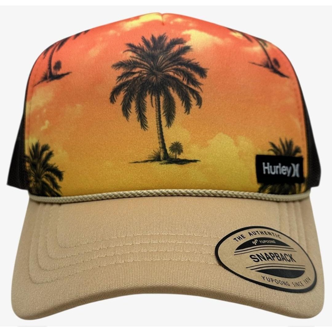 Hurley Hurley Men's Trucker Hat Rincon Mesh Snapback Cap in Sunset Size ONE SIZE - 2 Thumbnail