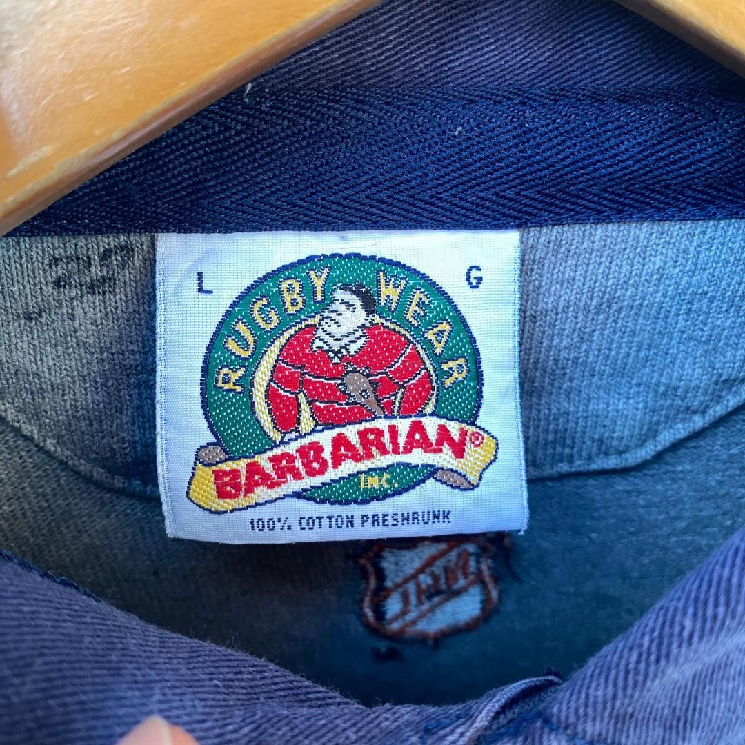 Barbarian × NHL × Vintage VINTAGE TORONTO MAPLE LEAFS BARBARIAN RUGBY SHIRT Size US L / EU 52-54 / 3 - 4 Thumbnail