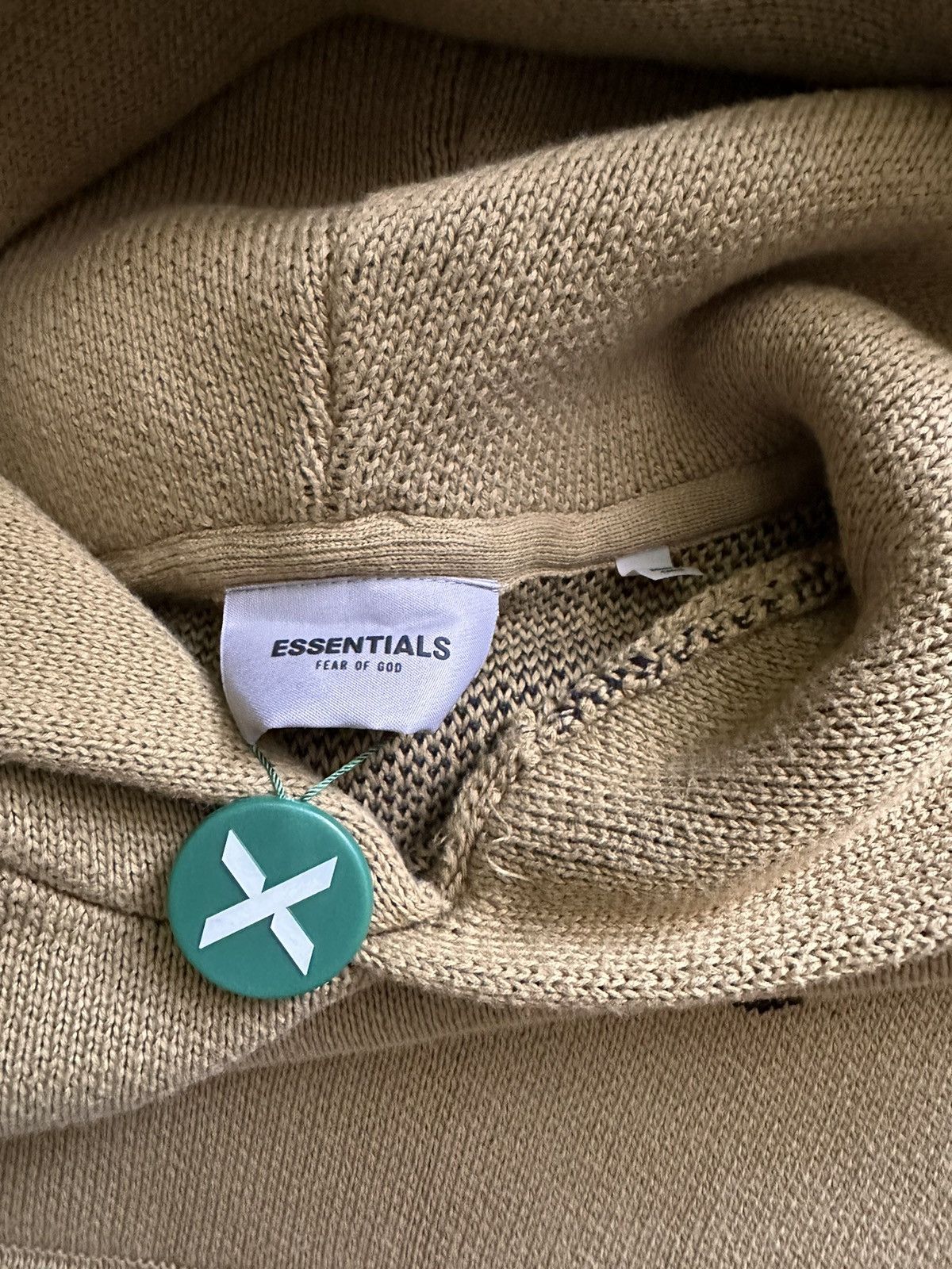 Essentials × Fear of God Fear of God Essentials Knit Pullover Hoodie Amber Size US M / EU 48-50 / 2 - 5 Thumbnail