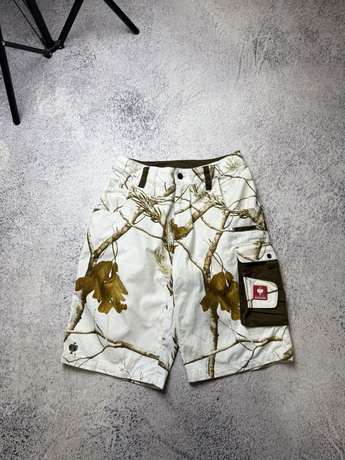 Vintage Vintage Engelbert Strauss Cargo Workwear Denim Shorts Size US 32 / EU 48 - 1 Thumbnail