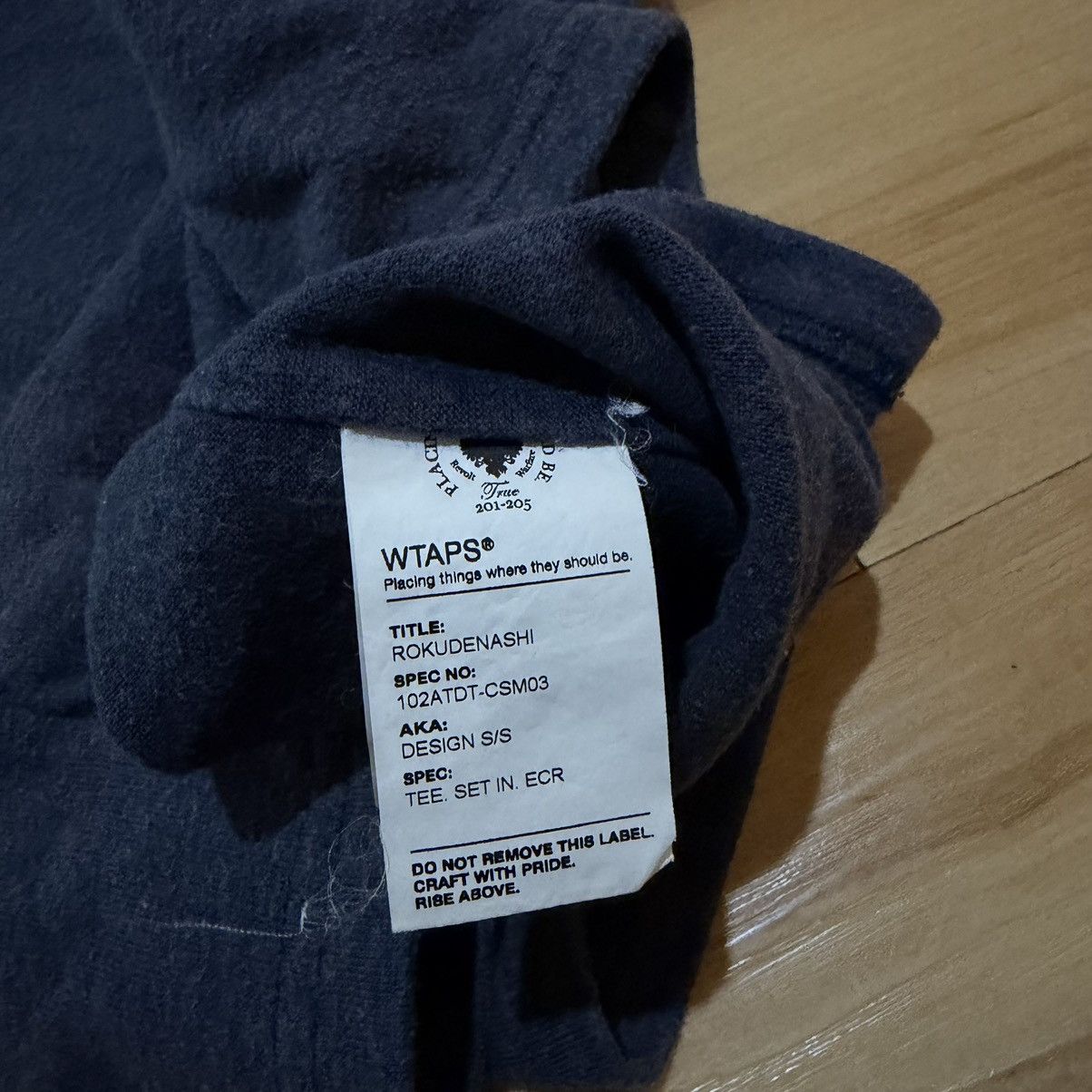 Wtaps Wtaps rayon pocket t-shirt Size US M / EU 48-50 / 2 - 5 Thumbnail