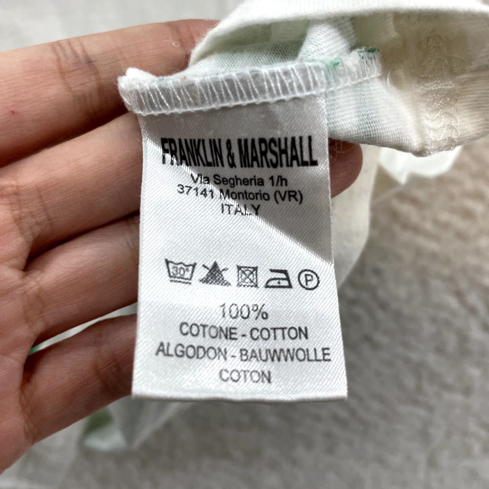 Franklin & Marshall VINTAGE Franklin & Marshall Top Shirt White XS Womens S/M Italy 2000s Y2K Preppy Sporty College University Wide Neck Size S / US 4 / IT 40 - 7 Thumbnail