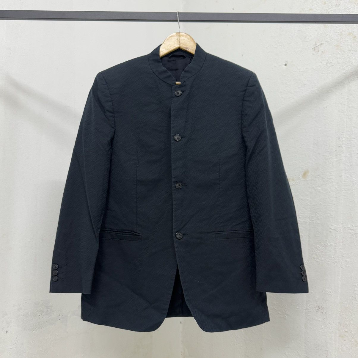 Versace Versace Classic Mandarin Collar Viscose Coat Size US M / EU 48-50 / 2 - 1 Thumbnail