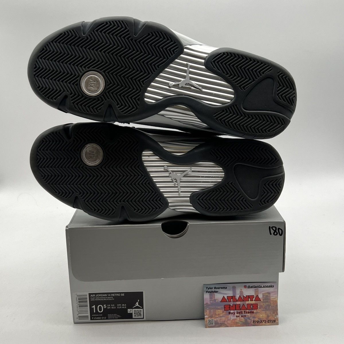 Jordan Brand Air Jordan 14 flint grey Size US 10.5 / EU 43-44 - 8 Thumbnail