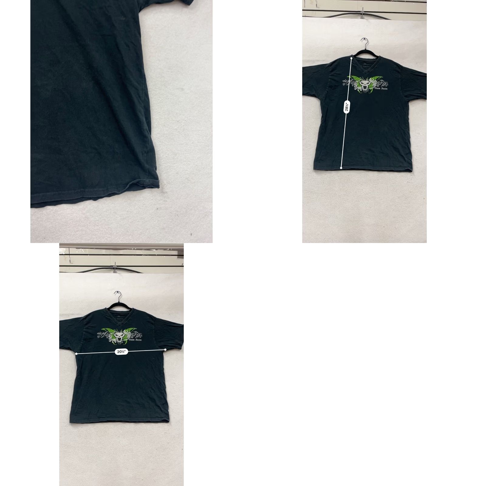 X-LARGE J. America Vintage Arcticwear T-Shirt XL Black Mens X-Large Graphic Design Size US XL / EU 56 / 4 - 8 Thumbnail
