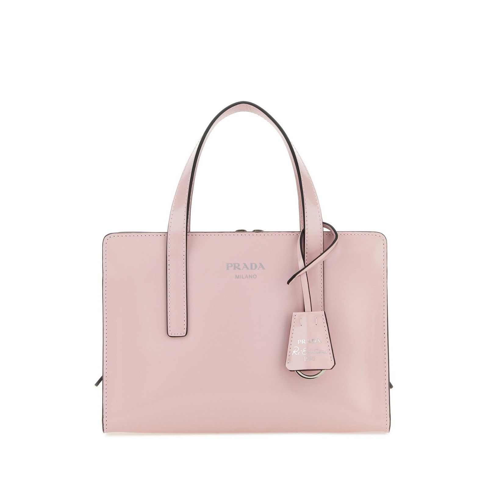 Prada PRADA Re-Edition 1995 Pink Smooth Leather Top Handle Bag Ne Size ONE SIZE - 1 Thumbnail