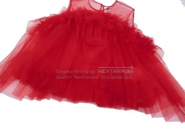 Comme des Garcons Comme Des Garcons Red vintage sheer top Size M / US 6-8 / IT 42-44 - 6 Thumbnail